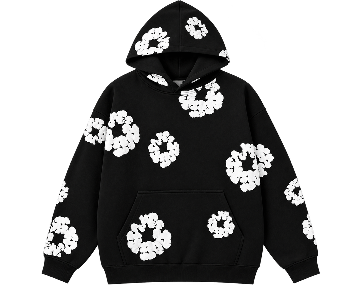Demin Tear Hoodies
